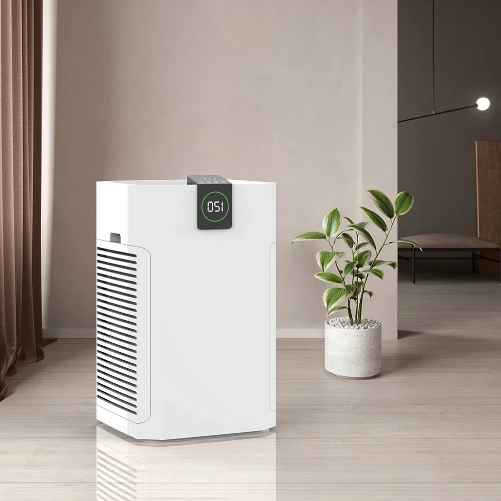 Commercial Air Purifier System with True Filter UV Large Rooms Low Noise Industrial Air Cleaner Home Application Anion Type