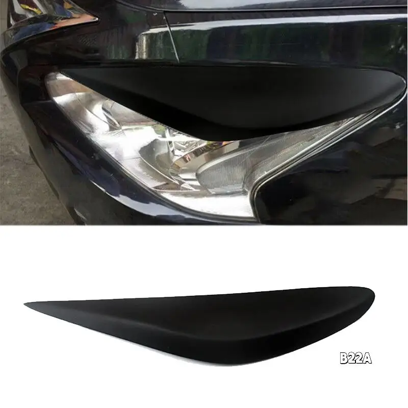 

Car Headlight Eyebrows Eyelids Stickers Trim Cover Headlight Lid Resin For Nissan Altima Teana 2013 2014 2015