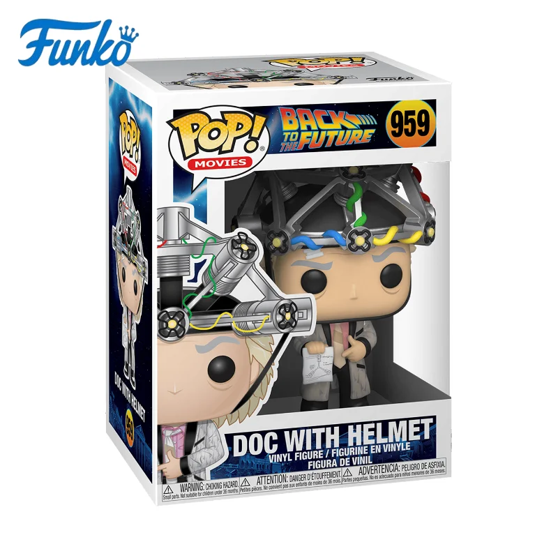 

Funko POP Аутентичный научно-фантастический фильм «Назад в будущее» Doc Brown Периферийная фигурка Сцена Декоративная фигурка Подарок для мальчиков и девочек