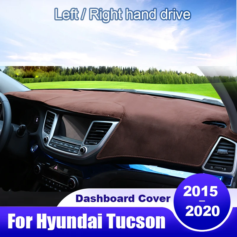 

For Hyundai Tucson TL 2015 2016 2017 2018 2019 2020 Car Dashboard Cover Dash Mat Sun Shade Non-slip Pad Accessories