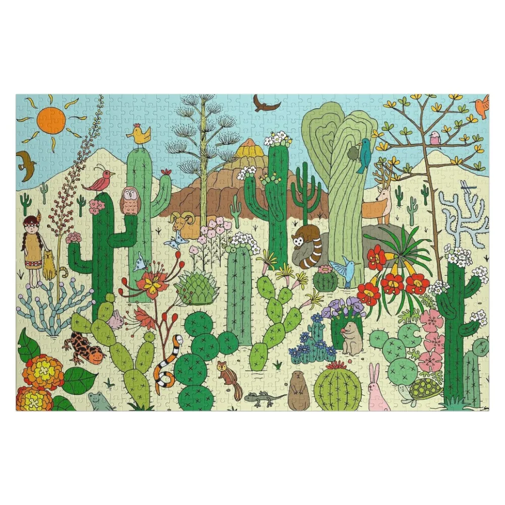 Arizona Desert Museum Jigsaw Puzzle Personalized For Kids Diorama Accessories Jigsaw Custom Wooden Adults Puzzle
