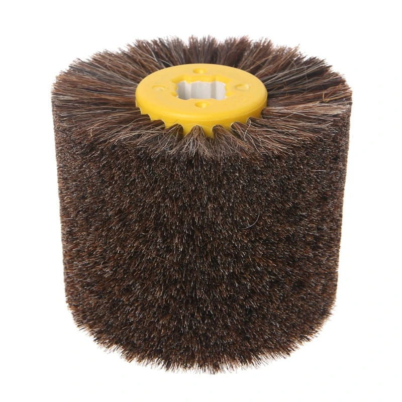 Deburring Horsehair Round Brush for Head Polishing Grinding Buffing Wheel Woodwo