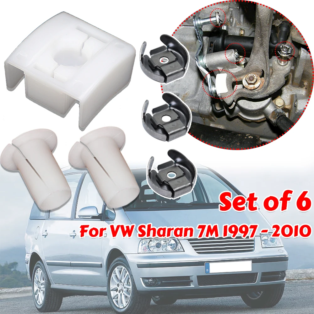 

For VW Sharan 7M Car Gear Selector Wiring Lock Washer Shift Relay Lever Slide Shoe Bushing Bearing Kit 1997 1998 1999 2000-2010