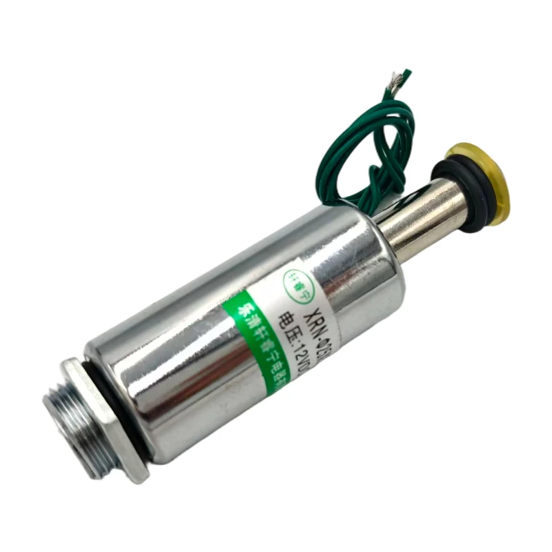 XRN-25x50T Electric Solenoid Electromagnet Push Type 2-Leads 12V 24V 19W 2.5N 250g/10mm DC Power for Industrial Automation