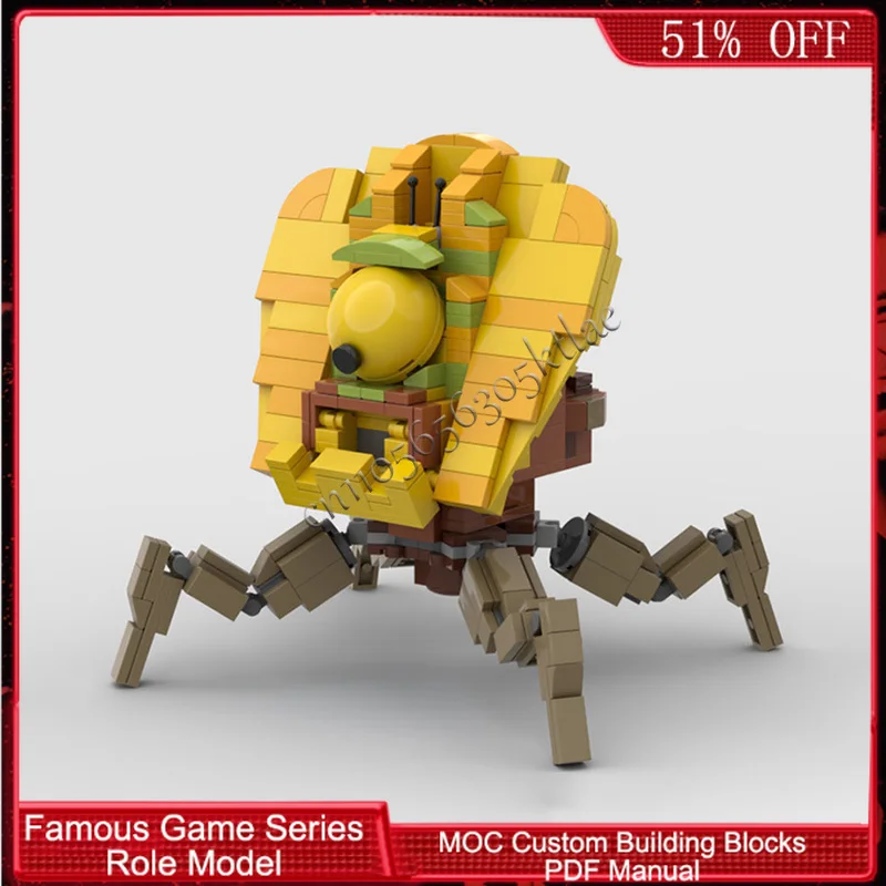 459 Pezzi Serie Personaggi di Giochi Popolari, Mecha Sfinge Zombie MOC, Blocchi da Costruzione Modulari Personalizzabili, Mattoncini Semplici Fai-da-Te, Regalo per le Vacanze
