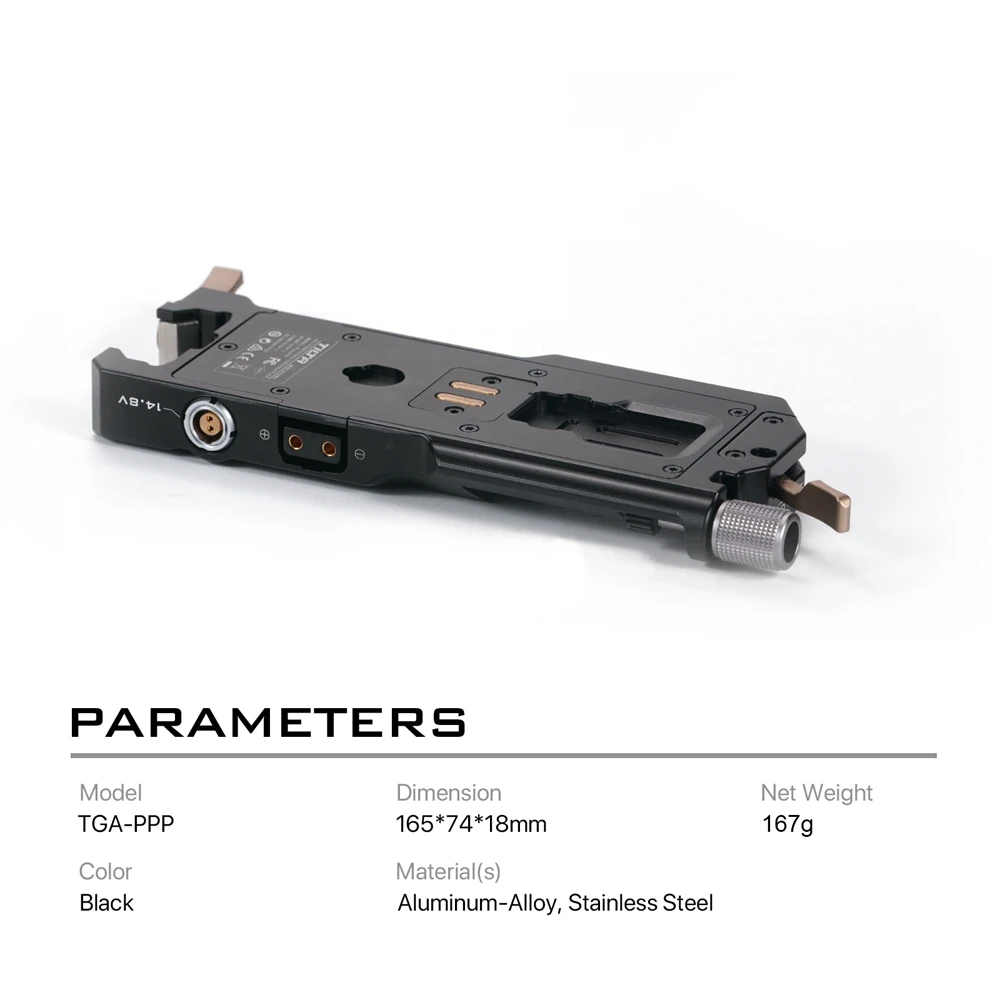 

TILTA TGA-PPP Battery Plate to RS 2 Power Pass-through Plate Kit
