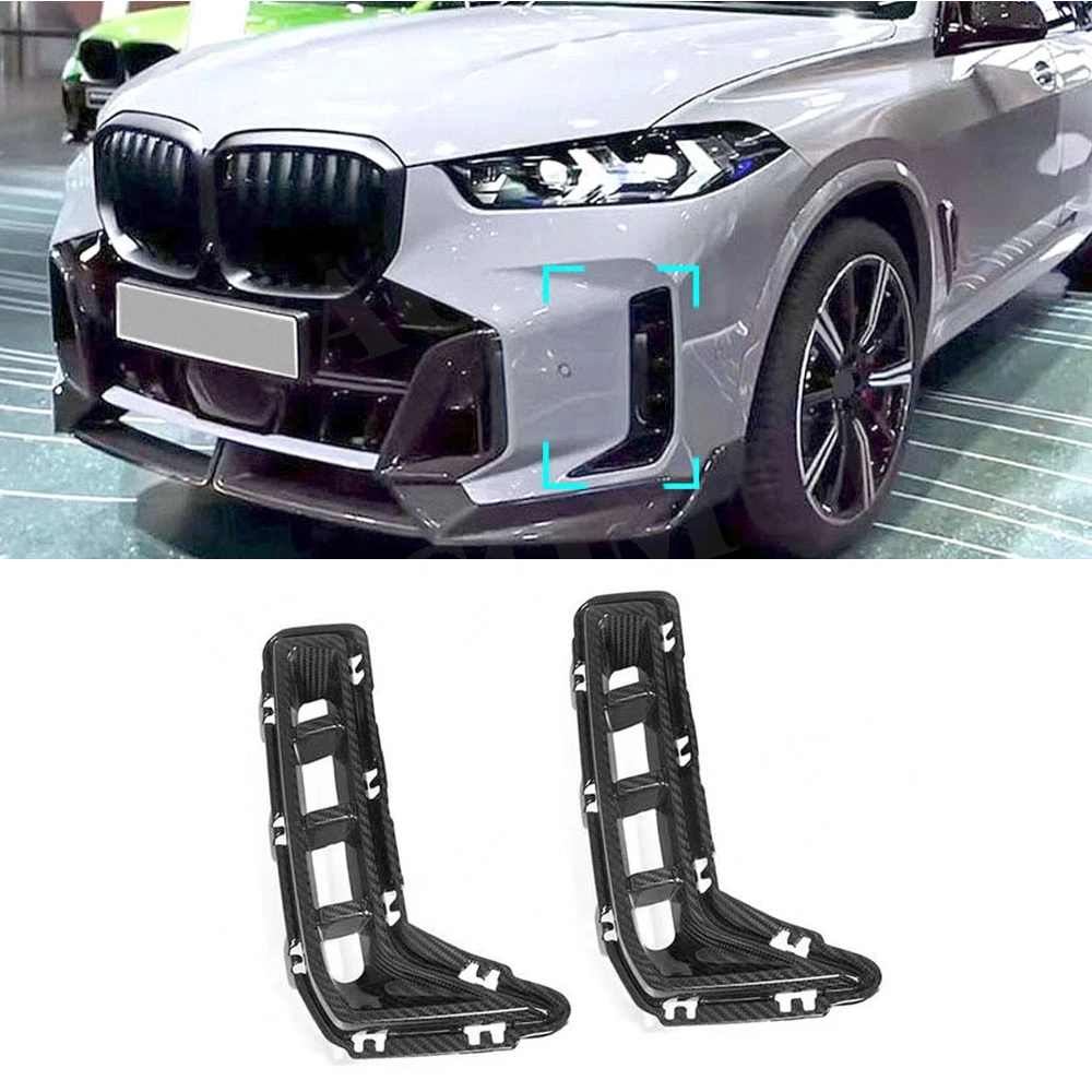 

VACOMUL Dry Carbon Fiber Front Bumper Air Vent Outlet Intake Frame Fender Canards For BMW X5 G05 G18 LCI M Sport 2023+ Bodykit