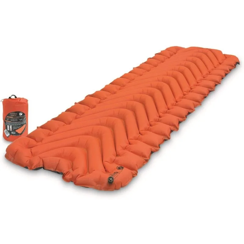 

Insulated Static V Inflatable Sleeping Pad | Comfortable, Lightweight, Easy to Inflate, Portable Air Bed Mattress for Camping