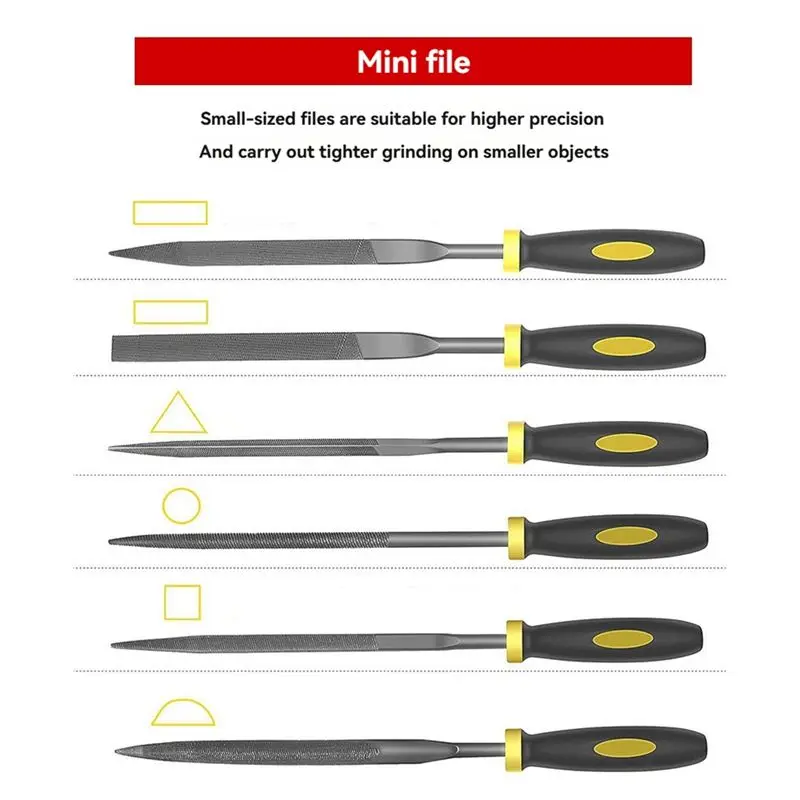 AD23-17Pcs Metal File Set, Used To Shape Metal, Wood And Tools. Needle File Set Includes A Needle File