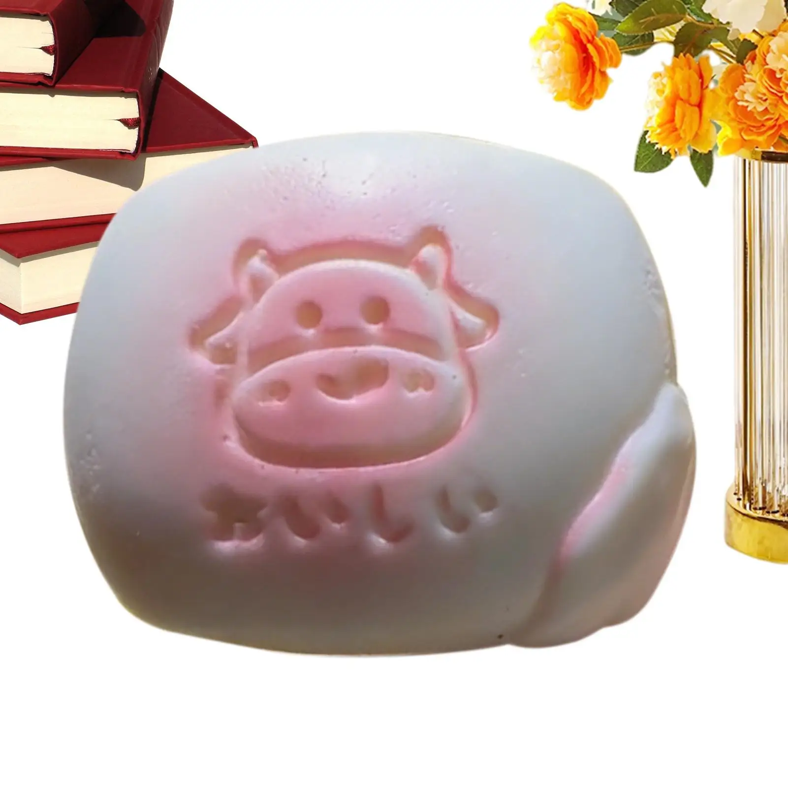 SquishySimulated Milk Cake Bread Squeeze Toy Super Soft Stress Relief Slow Rising Sensory Fidget Toys for Kids and Adults
