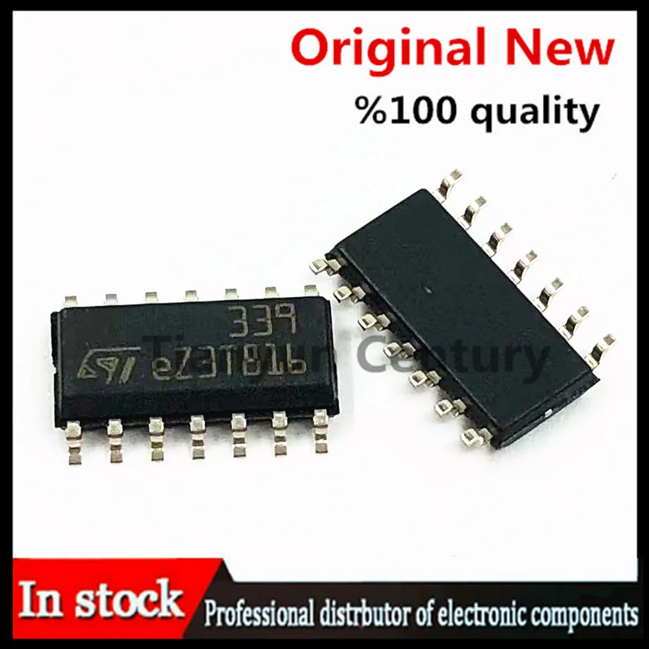 (10piece)%100 new LM339DT SOP14 339 LM339 SOP-14 SMD IC ST