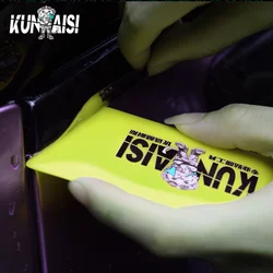 KUNAISI New Fine Grinding PPF Squeegee Soft Rubber Scraper Anti Scratch TPU Coating Scraper for Car Vinyl Wrap and Window Tint