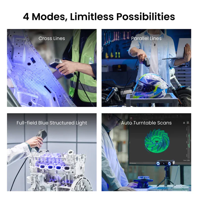 Revopoint MetroX 3D Scanner 0. - огляд і ціна Industrial Laser Printing