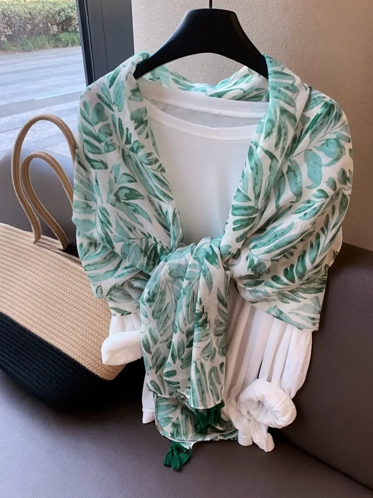 Echarpe-en-dentelle-florale-verte-tendance-bensley-pour-femme-chale-rectangulaire-long-multifonctionnel-et-polyvalent-pour-l'ete-protection-solaire