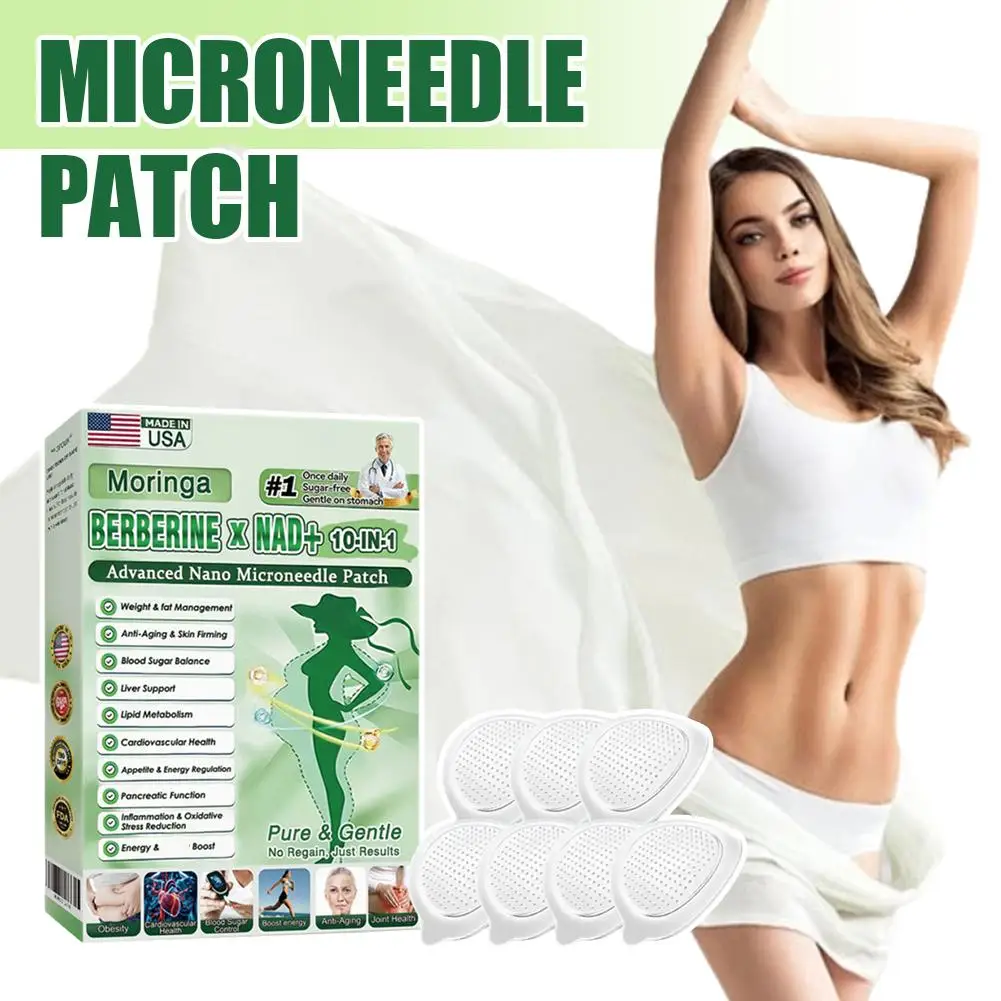 Moringa Slimming Micro-needle Patch Gentle Refreshing Breathable Skin-conforming Daily Portable Skin-friendly Body Shaping Care