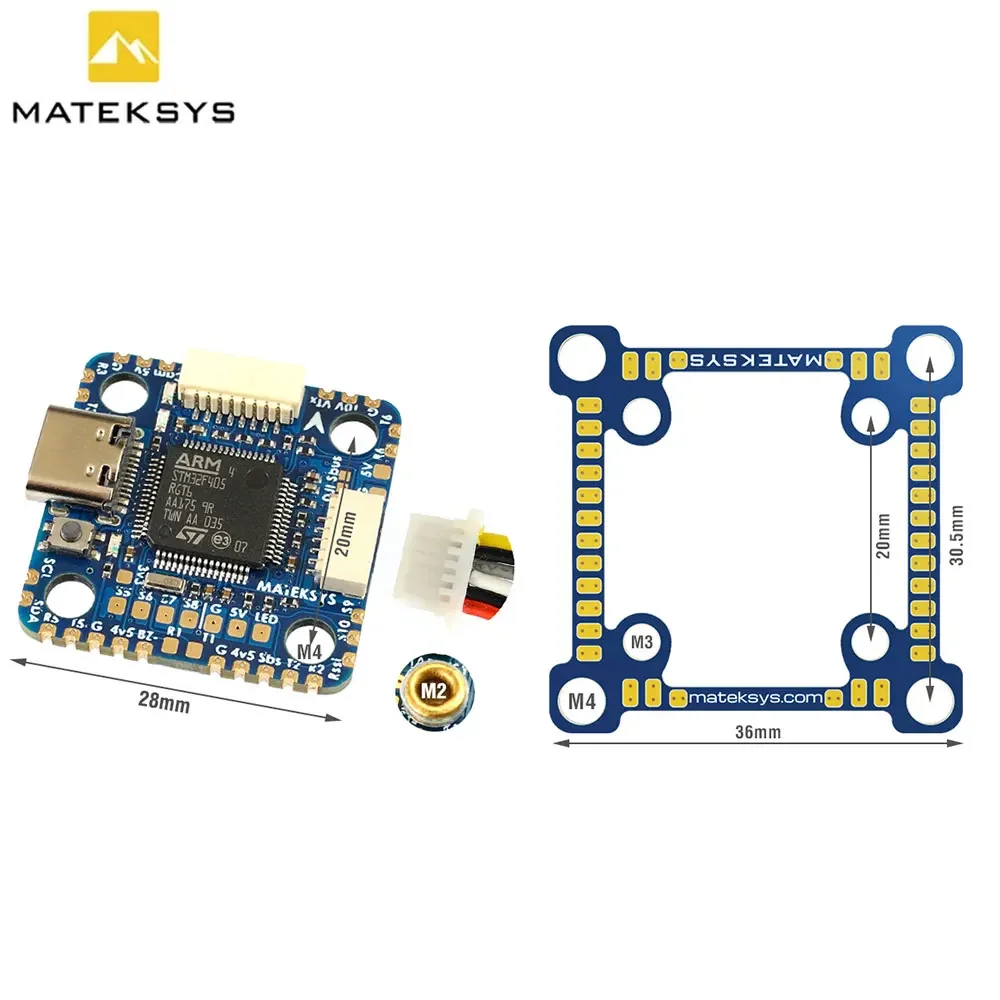 Kontroler lotu MATEK F405 F405-MiniTE z OSD, barometrem, Blackbox, STM32F405RGT6, ArduPilot INAV do drona RC FPV, ulepszenie F722-miniSE