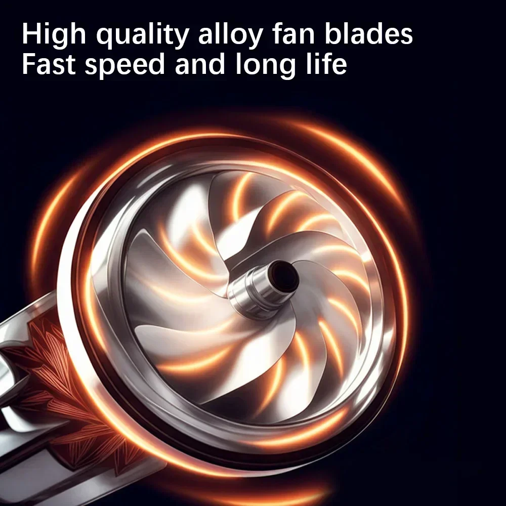 Compressed Air Turbo Fan Duster Electric Air Duster 130000RPM Speed Adjustable Cordless Portable Handheld Jet Dry Blower Device
