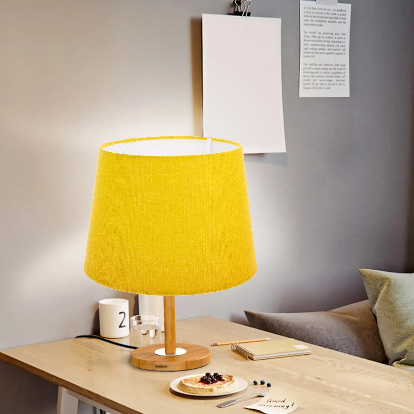 

Fabric Lampshade Replacement For Table Floor Wall Lights Durable Metal Frame Decorative Light Cover For Bedroom Home Hotel Bar