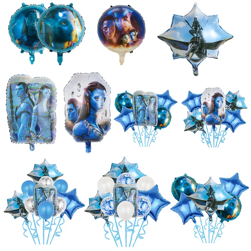 

Avatar Balloon Boy War Birthday Party Supplies Baby Shower Pandora Na'vi Neytiri Decor Home Garden Decoration Girl Gift