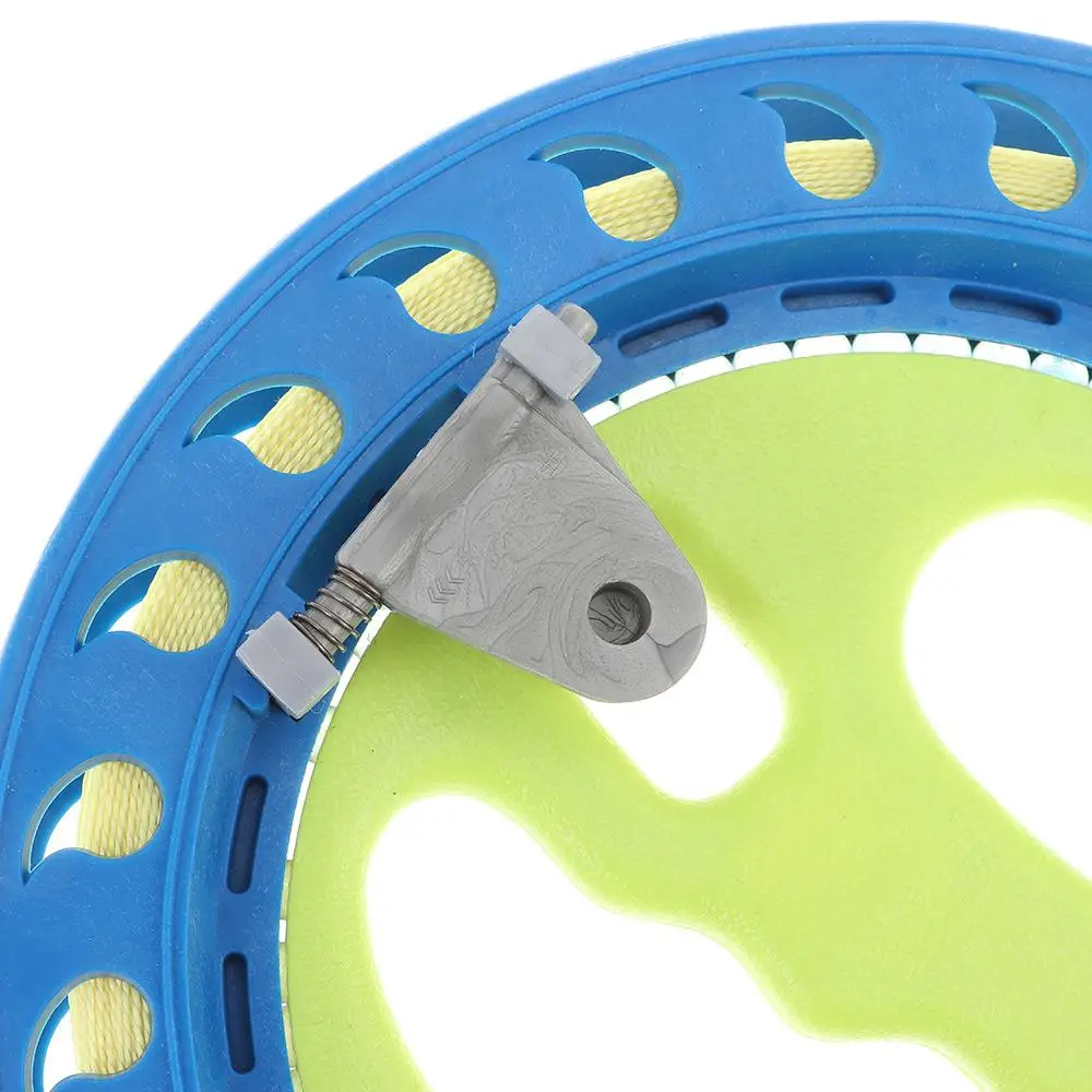 Grip Twisted String Line Round Blue String Flying Kite Reel Winder Fire Wheel Handle Tool
