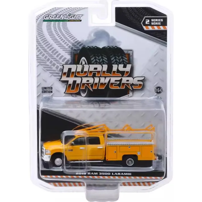 

1:64 2018 Ram 3500 Dually Service модель автомобиля из сплава, Коллекционная игрушка, подарок, сувенир, украшение для дисплея