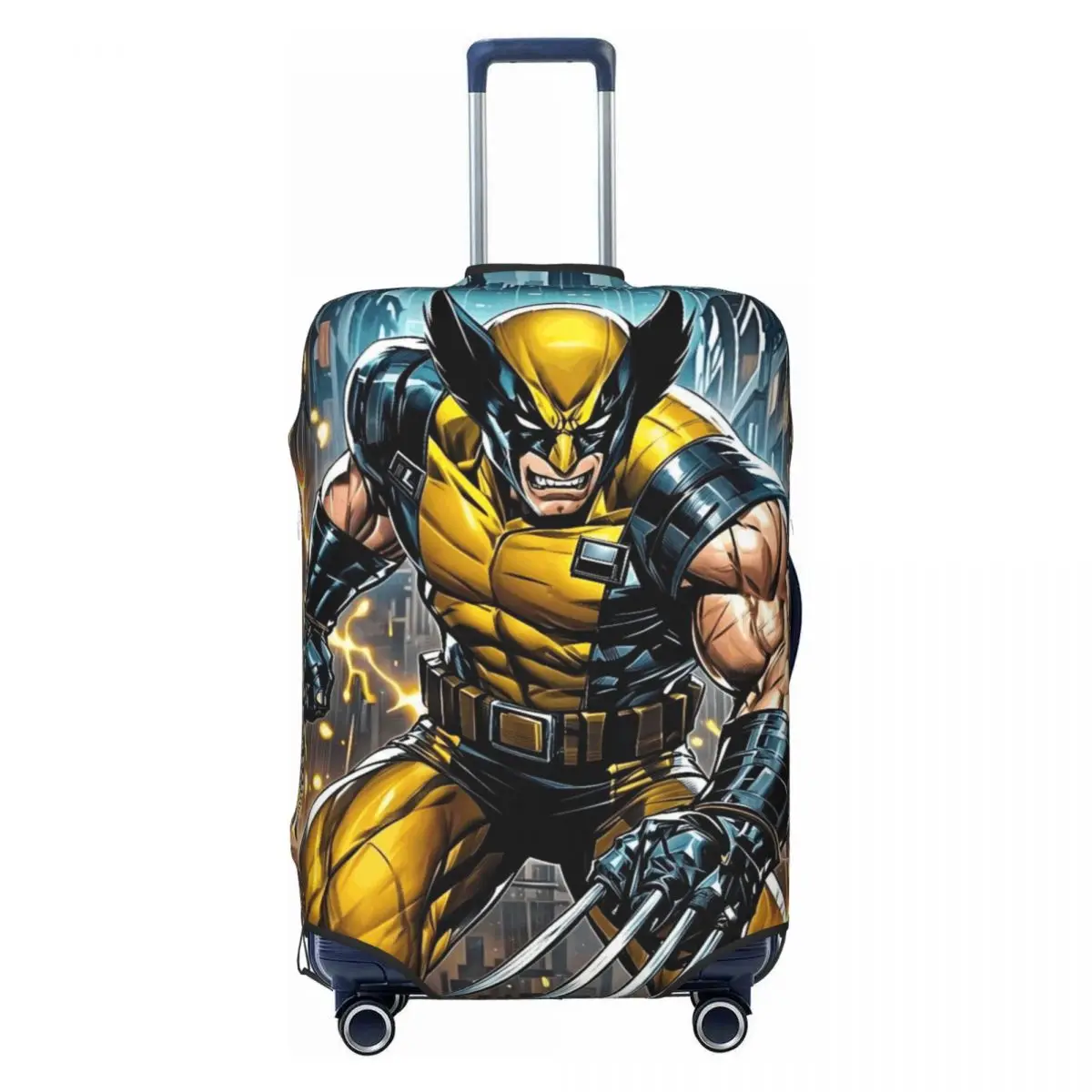 

Пользовательские милые Росомаха Дедпул фильм чехол для багажа протектор пыленепроницаемый классический фильм чехлы для дорожных чемоданов