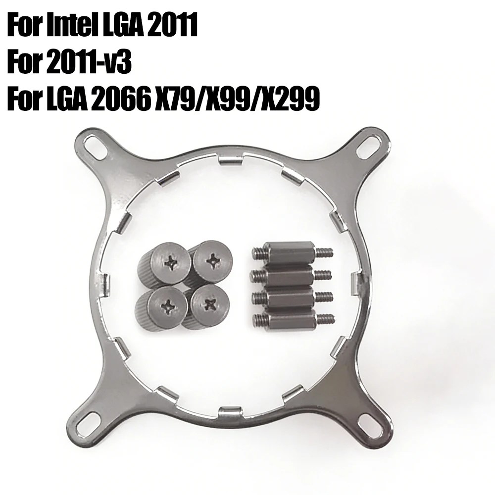 CPU Cooler AIO Water Coolers Cooling Mounting Kit for Intel LGA 2011/ 2011-v3/LGA 2066 X79/X99/X299 Replacement Mounting Bracket