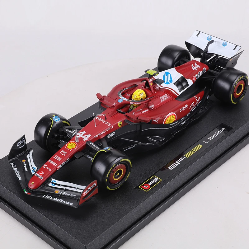 Burago 1:18 Ferrari F1 Formula Racing Car SF25 NO.16 C.Leclerc NO