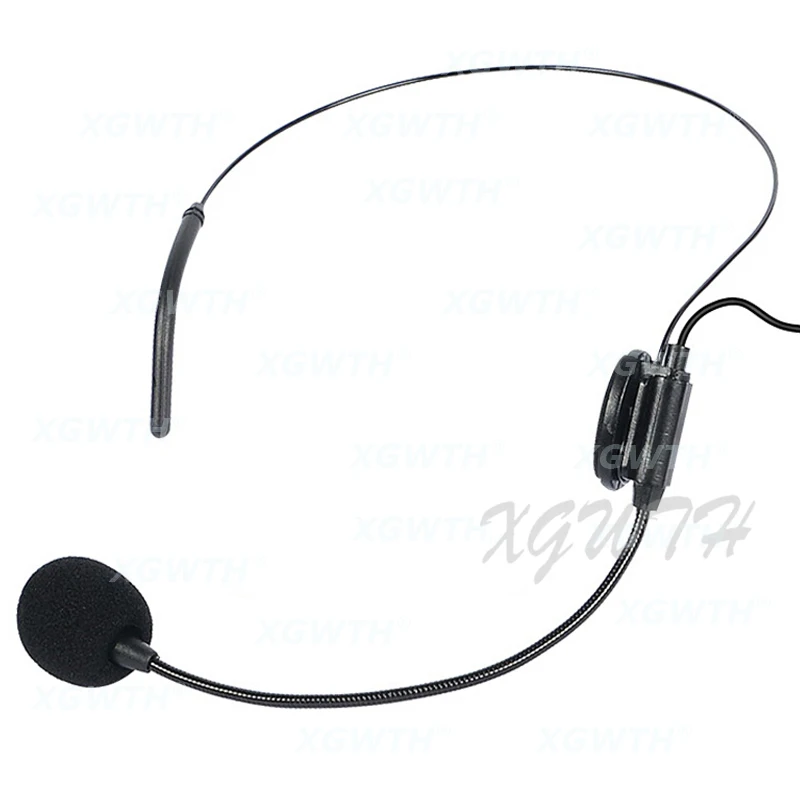 Headset Microphone Dual Ear Head Omnidirectional Condenser Headworn Mic for Sennheiser Shure AKG MiPro Samson Wireless System