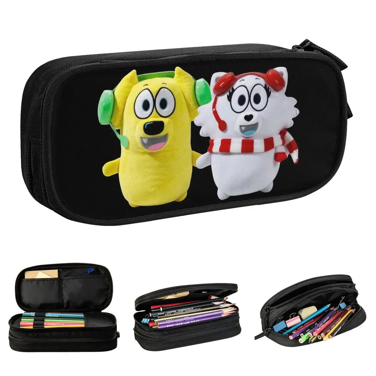 New Tylers And Snowi Gaming Pencil Case Cute Cartoon Pencilcases Pen Holder for Girls Boys Bag Students School Zipper Stationery