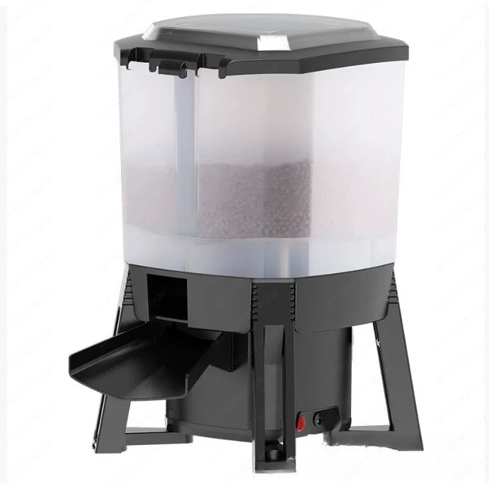 CFF206 Solar Fish Feeder, Automatic Regular Feeding of Fish Pond, Large Area of Koi