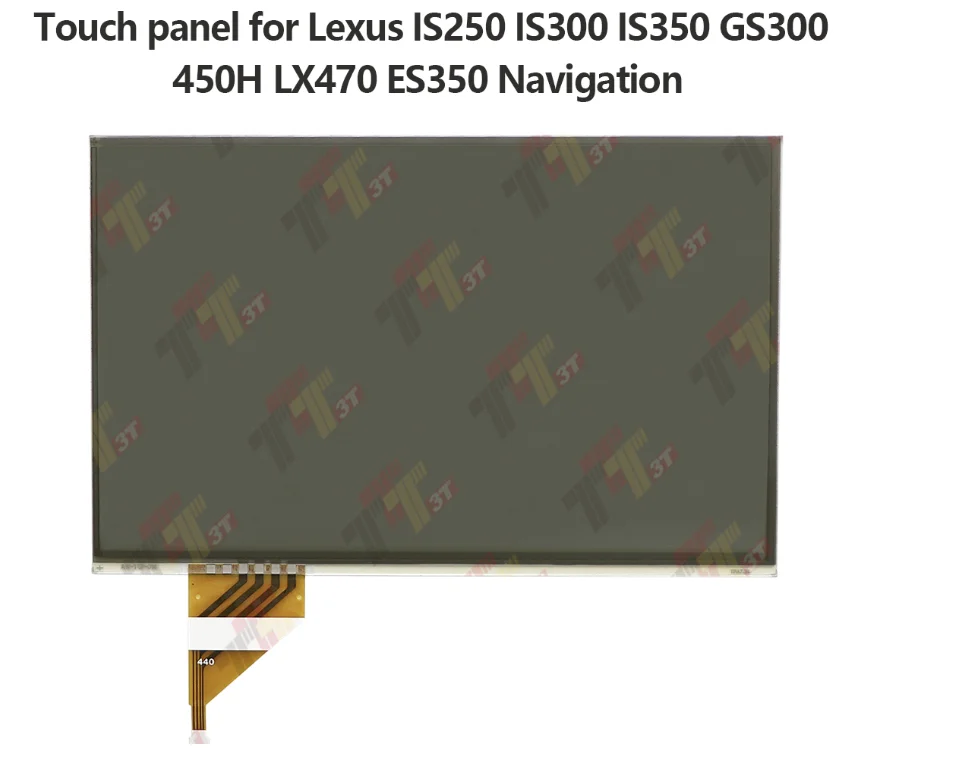 Touchscreen-Digitizer LTA070B510F, /LTA070B511F, für Lexus IS250 IS300 IS350 GS300 450H LX470 ES350 Luxus-Audio-Navigation – Detail 2