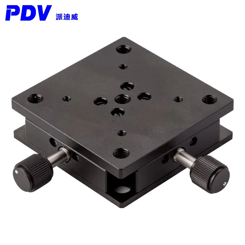 PT-SD101M manual two-dimensional thin translation table dovetail translation table stroke ±3mm