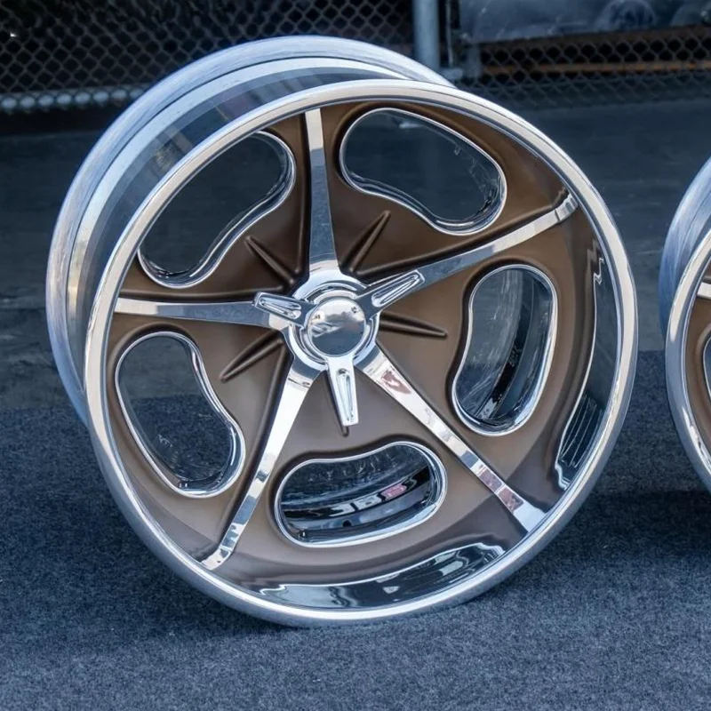 

Hot-selling Custom Deep Dish Monoblock 2 Piece Forged Car Wheel Aluminum Alloy Polished Wheels 5x112 5x120 for C10