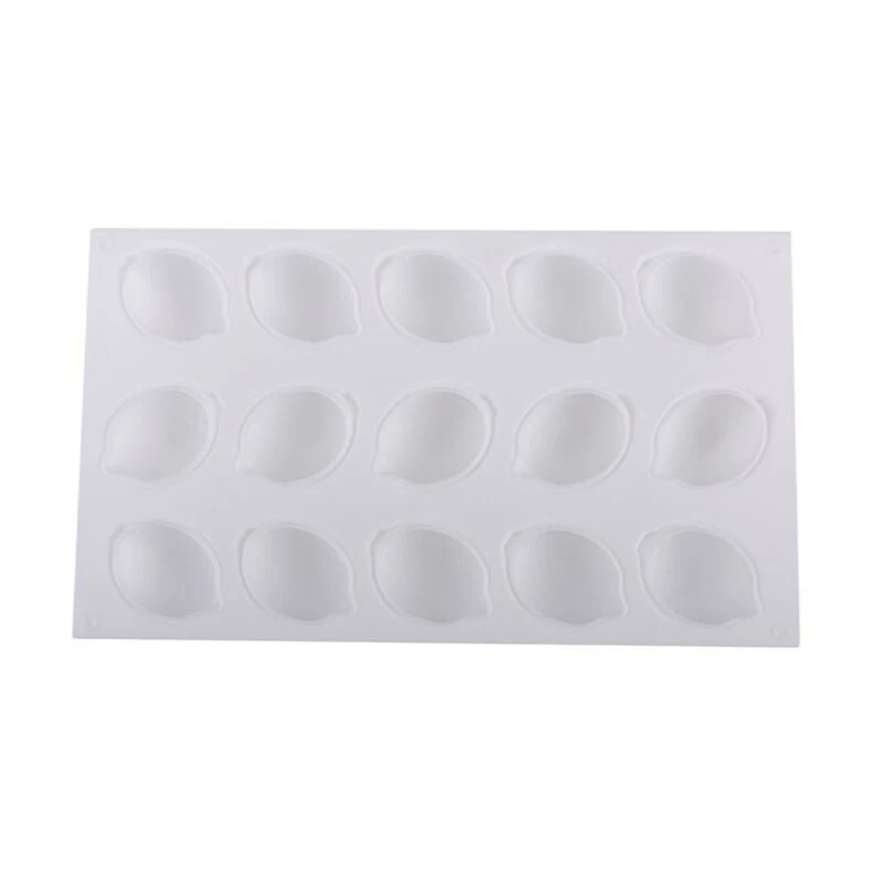 

15 Cavities Lemon Silicone Mold Cupcake Lemon Series Fondant Mold Soap Silicone Bakeware Chocolate Cake Decoration