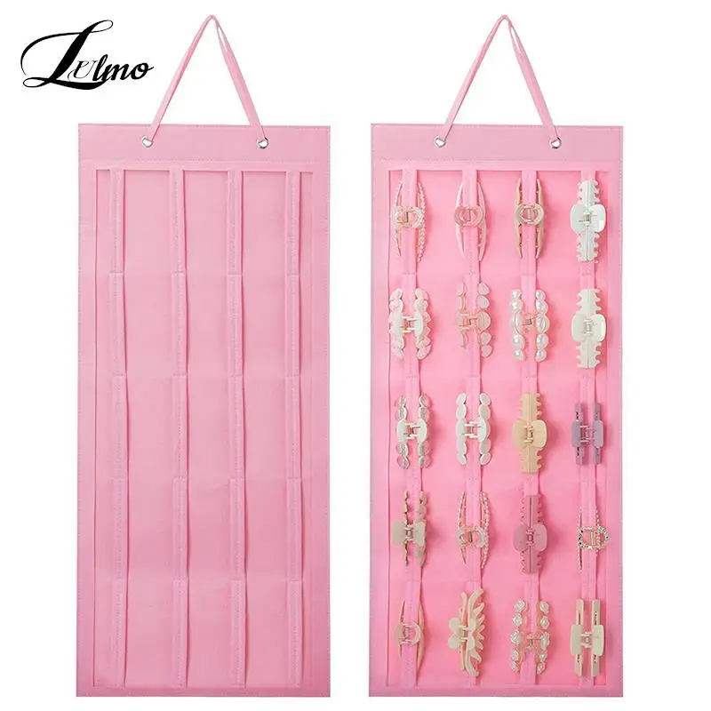 

Hair Claw Clips Organizer Large Capacity Headband Holder Wall Hanging Hair Clip Storage Hanger Space Saving Girls Room Wall Deco