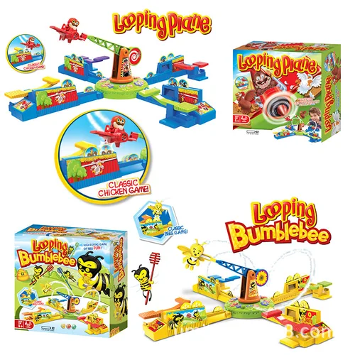 전기 회전 비행기, 닭 훔치기, 꿀벌 수집 게임, 부모 자녀 인터랙티브 배틀 퍼즐 보드 게임 