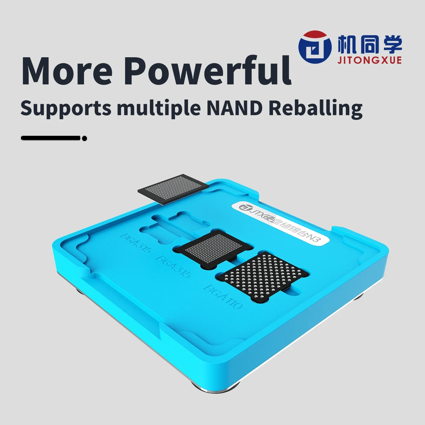 JTX NAND REBALING PLATFORM N3 كفاءة توسيع الذاكرة دعم BGA315/BGA110/BGA110(1T) القرص الصلب القصدير تصفيح توسيع الجدول