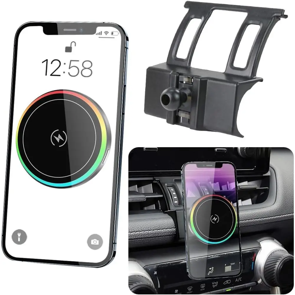 

Magnetic Phone Mount, 2019-2025 XLE Premium Adventure TRD O-Road Limited & Hybrid XSE Limited, RAV 4 Prime XSE Auto Accessories,