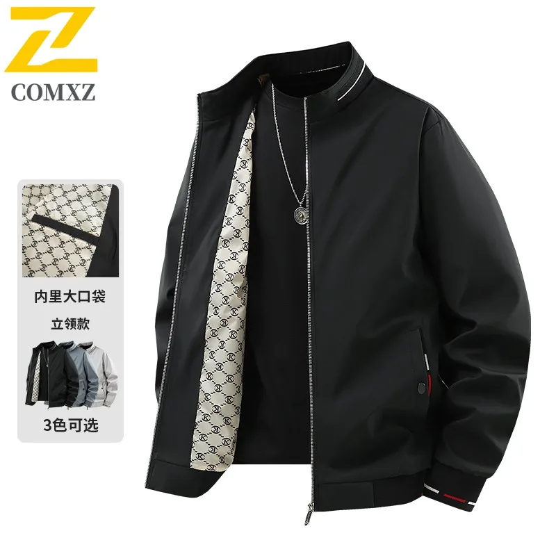 

COMXZ Chaqueta 2025 дышащая легкая ветрозащитная уличная деловая повседневная куртка для отдыха мужская одежда куртки