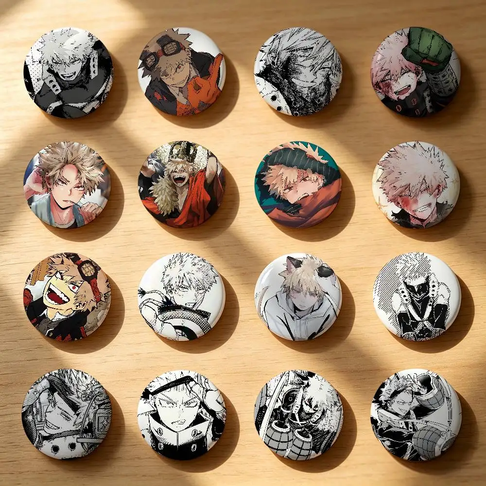K-Katsuki Bakugos Badge Pins For Friend, Backpack, Clothing, Collectible Accessories, Jewelry Gift