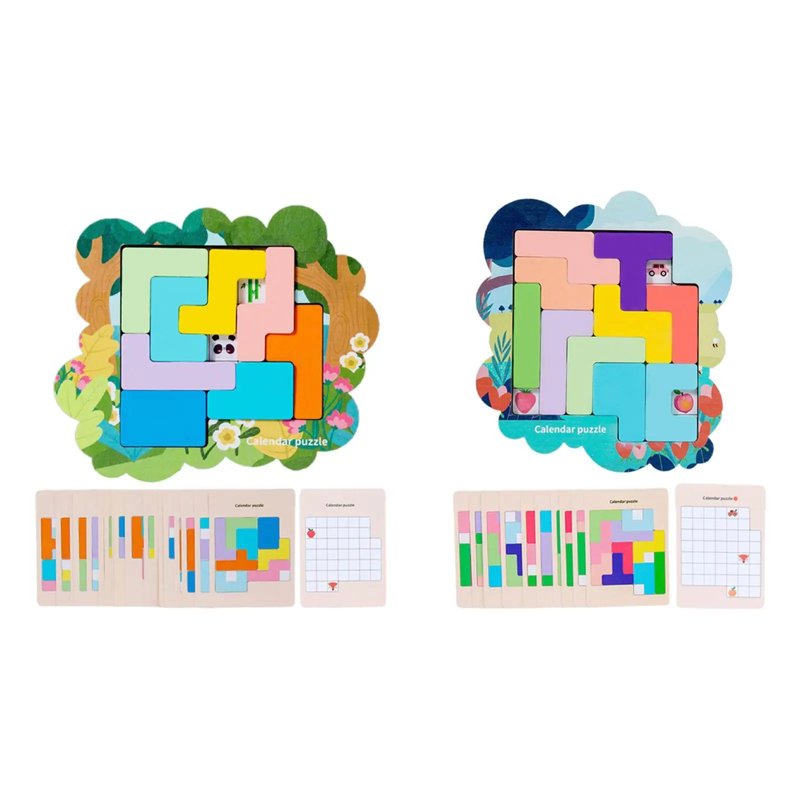 Children's Wooden Puzzle, Early Learning Puzzle Game, Blocks Toy, for Kindergarten