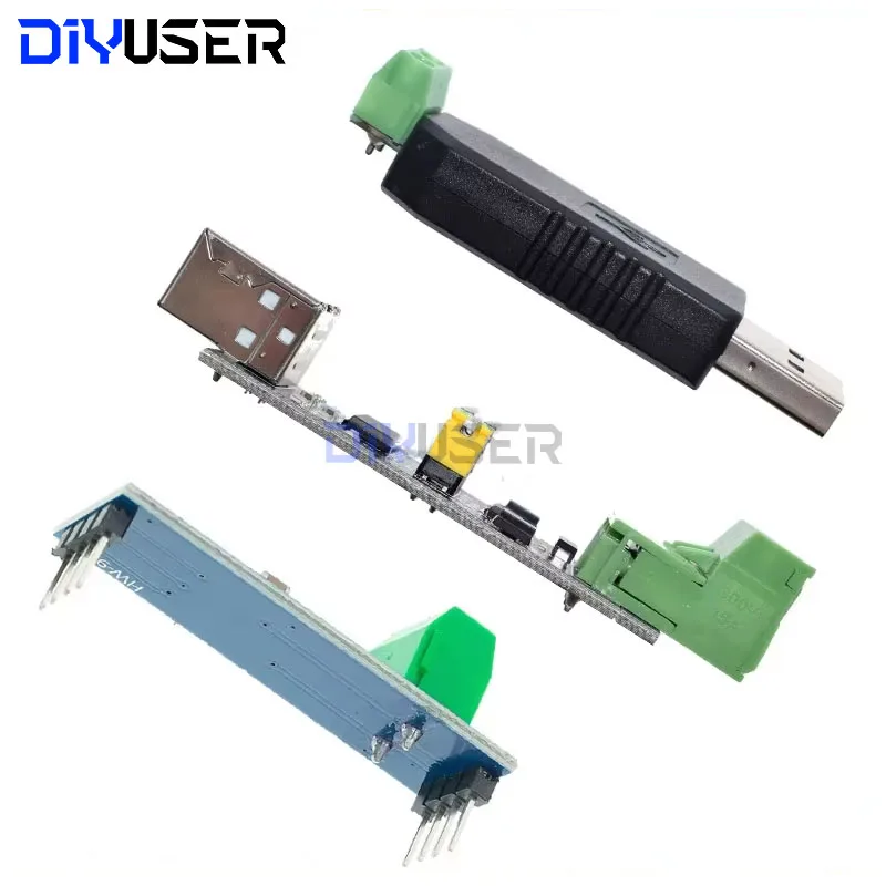 DIYUSER USB 2.0-TTL RS485 직렬 변환기 어댑터 FTDI FT232RL 이중 기능 보호 TTL 턴 RS - 485 MAX485 모듈
