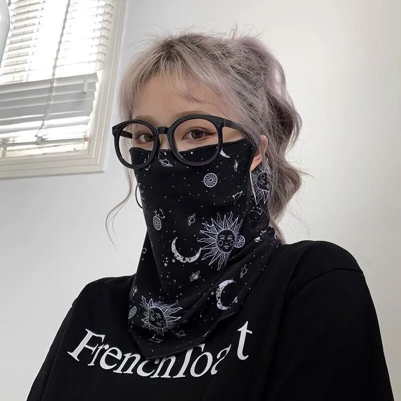 حجاب وجه قابل للتنفس للحماية من الشمس بأكمام ثلجية وغطاء للرقبة صيفي خفيف الوزن للرجال والنساء #1