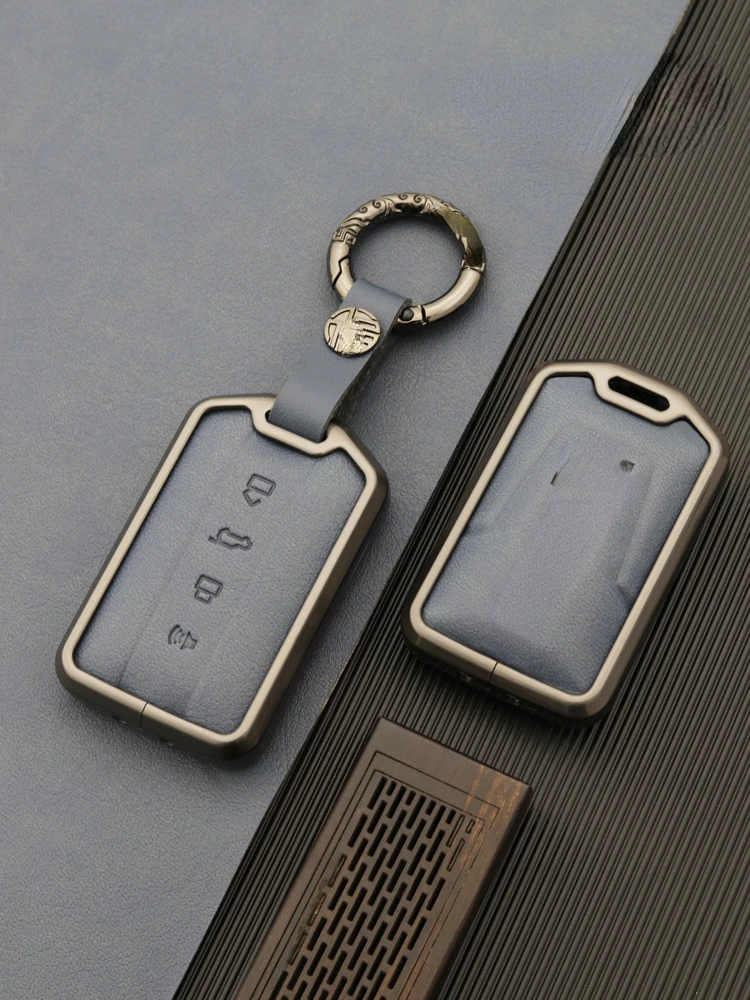 Suitable For Tank 300  500 Zinc Metal + Leather  Car Remote Key Case Cover Multiple Styles and Colors Available