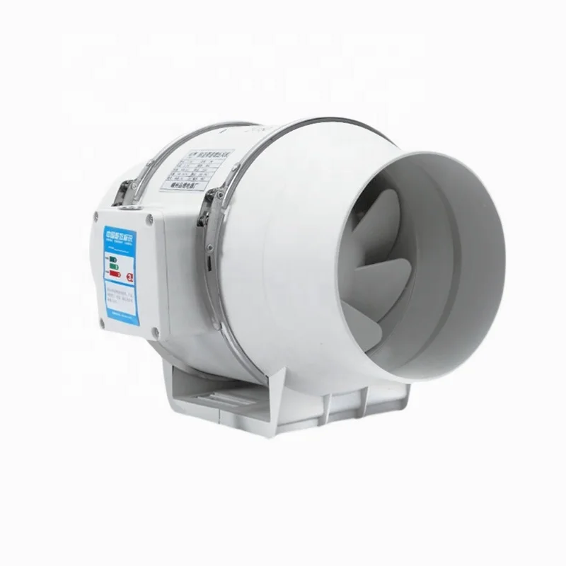 

Turbine duct pressurized oblique flow silent powerful round duct fan