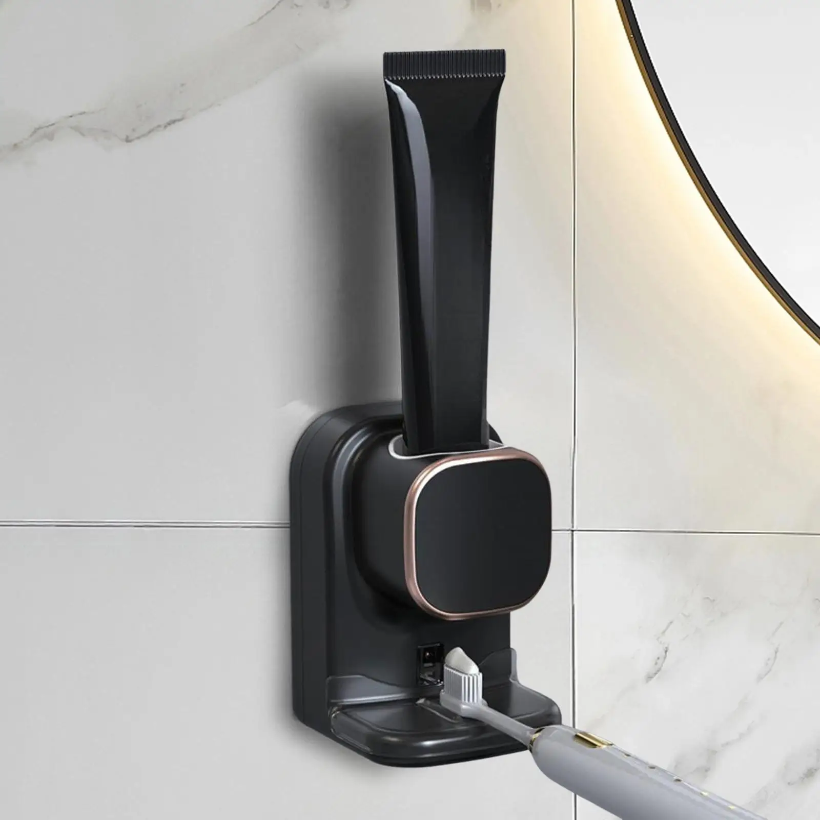 

Electric Toothpaste Dispenser Wall Mount Bathroom Accessories for Family