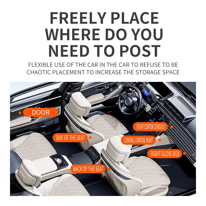 Paste Freedom Auto Organizer Mesh Tasche Auto Lagerung Tasche Organizer Tasche Sitz Rückseite Tür Verstauen Aufräumen Box Für Telefon Schlüssel Karte – Detail 18