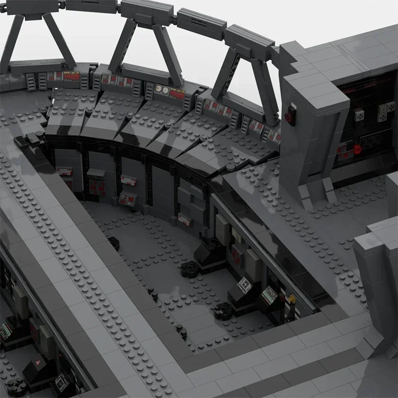 Star Movie Model Moc Building Bricks Command Bridge Of The Crazy Technology Modular Blocks Gift Christmas Toys DIY Sets Assembly