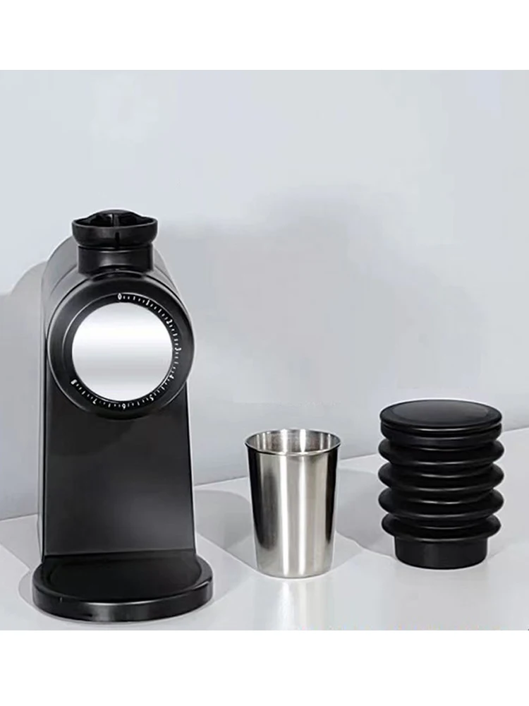 ITOP 48mm Coffee Grinder Household Coffee Grinder Stainless Steel Flat Burr 80g Bean Hopper 150W 220V